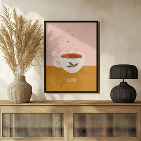 Mulled wine mug. Holiday Taste Poster