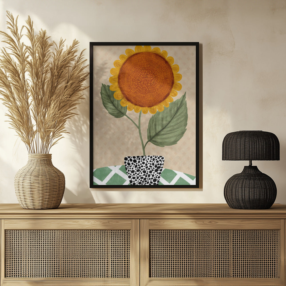 Sunflower Pot Poster