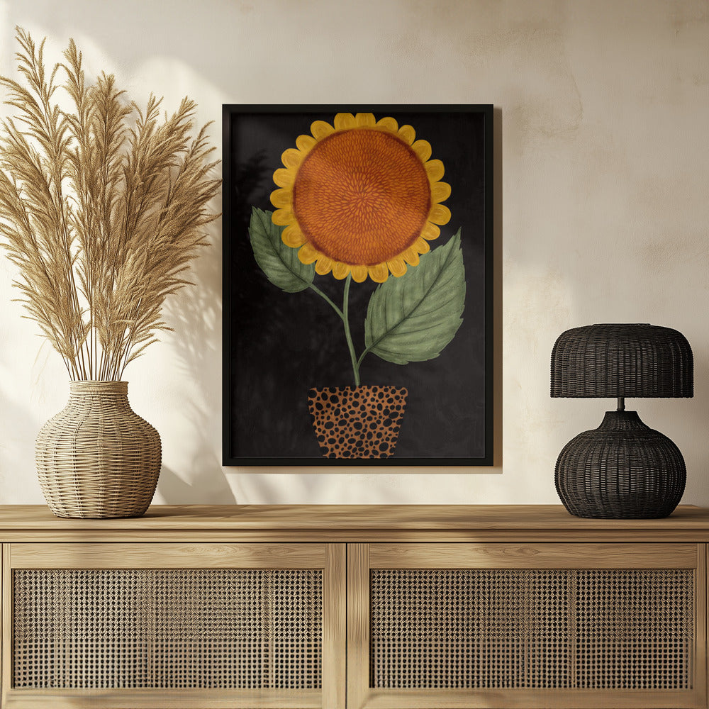 Sunflower Pot Poster