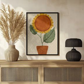 Sunflower Pot Poster