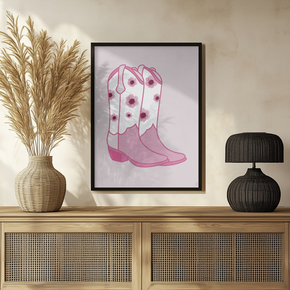 Pink Shoes Poster