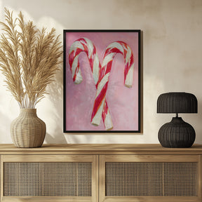 Candy Canes Poster