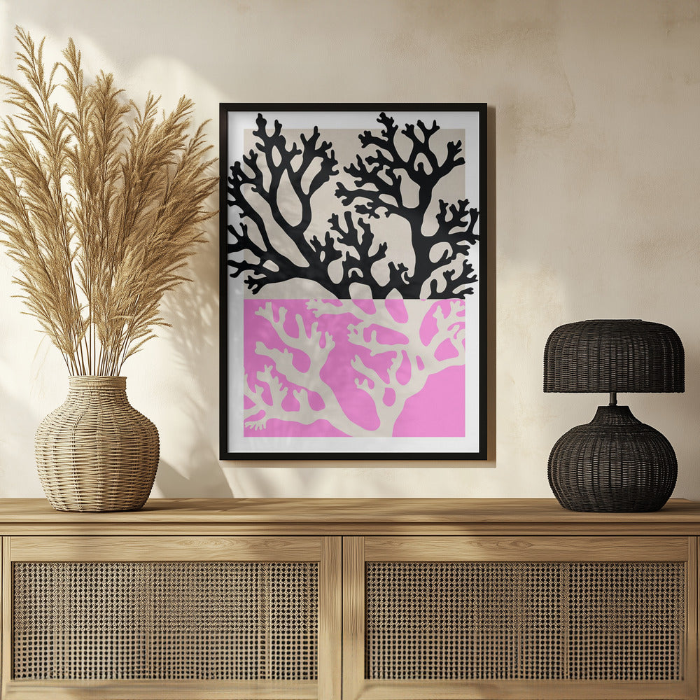 Coral (Pink) Poster