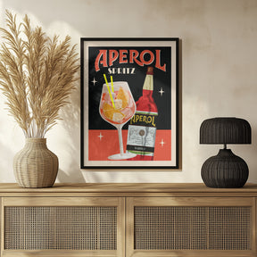 Aperol Spritz_Black Poster