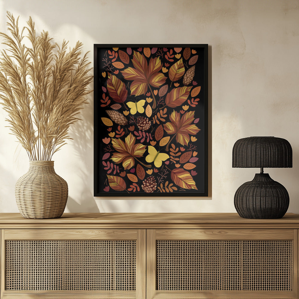 Autumny Black Poster