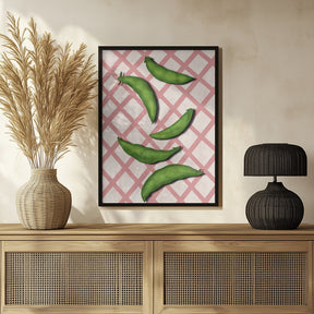 Sugar snap peas Poster