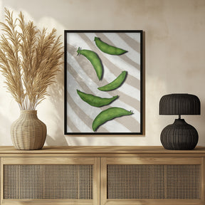 Sugar snap peas Poster