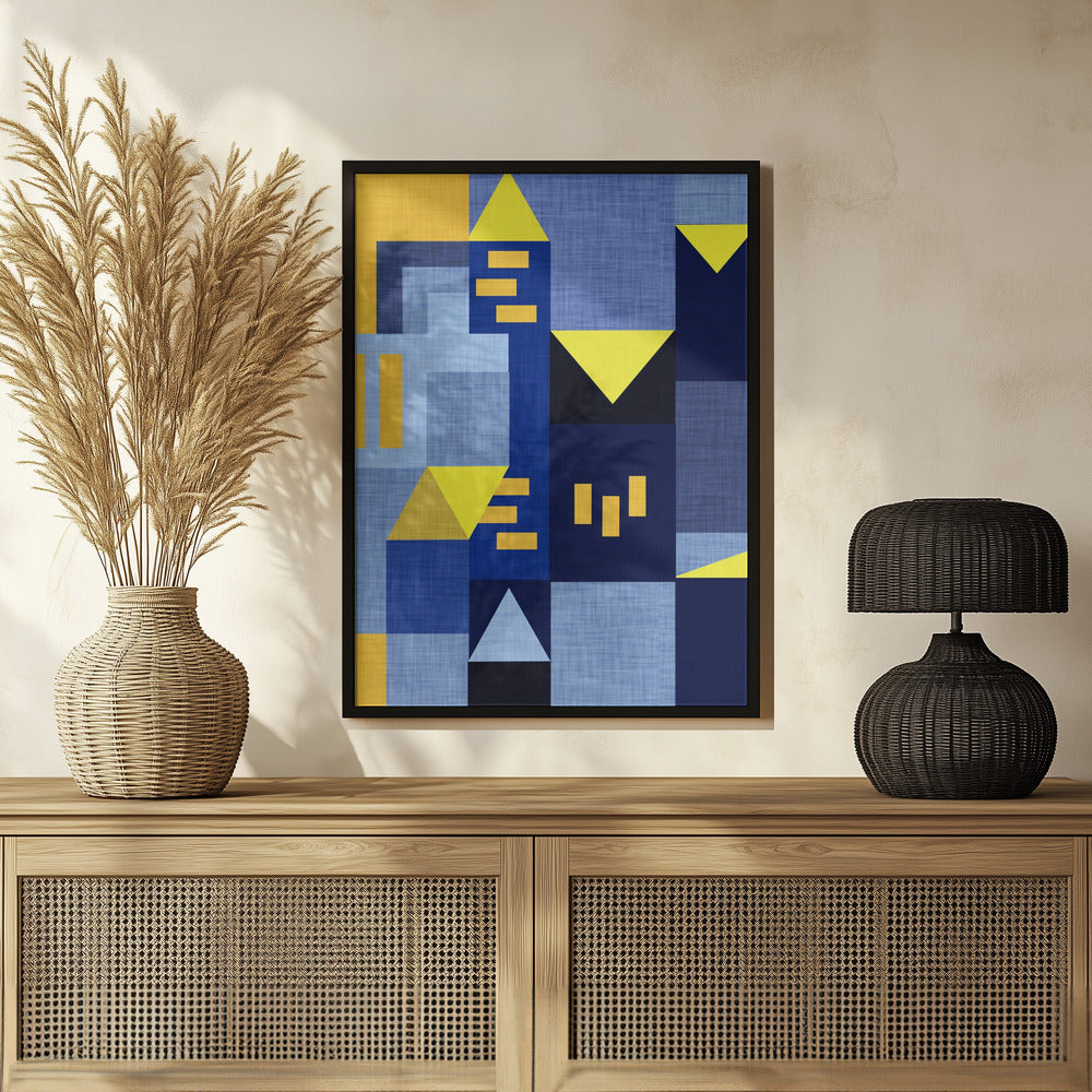 B Klee Blue - Bauhaus Poster