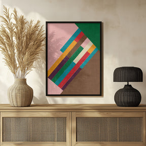 Meridian Pink - Mid Century Modern Poster