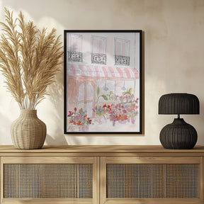 Pink Flower Shop Poster