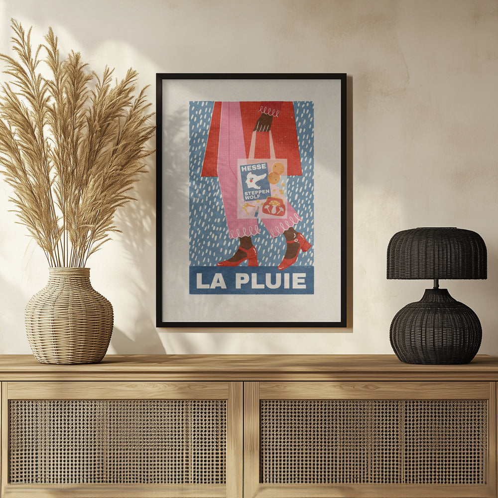 La Pluie French Style Poster