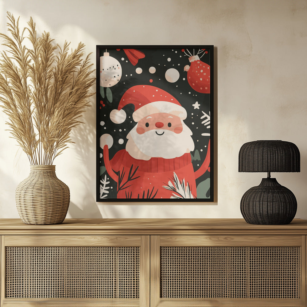 Happy Santa Poster