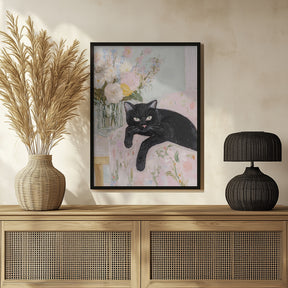 Cat On the Couch Poster