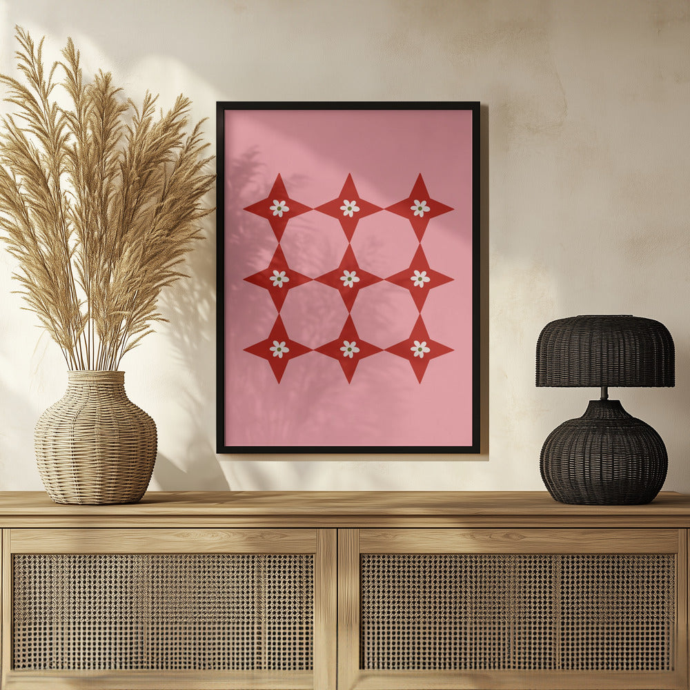 Flower Tile Poster