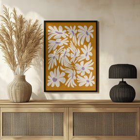 Floral Wave Poster