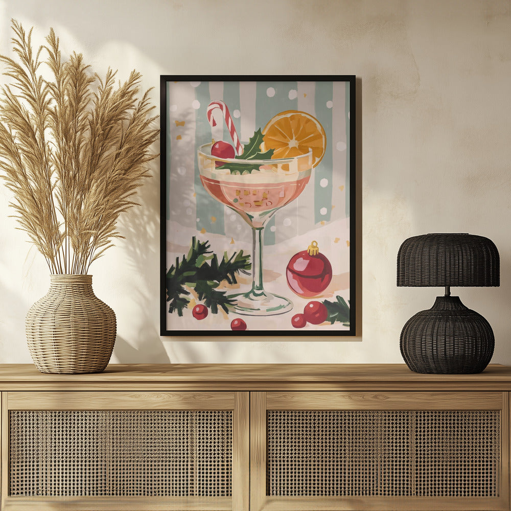 Christmas Cocktail Poster