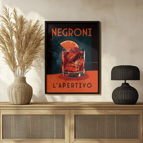 Negroni L&#039; Apertivo Poster