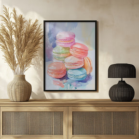 Colorful Macaron Poster