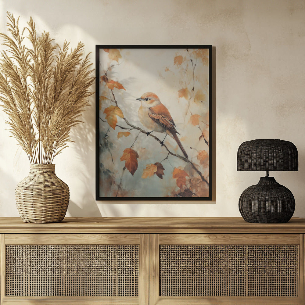 Autumn Bird Poster