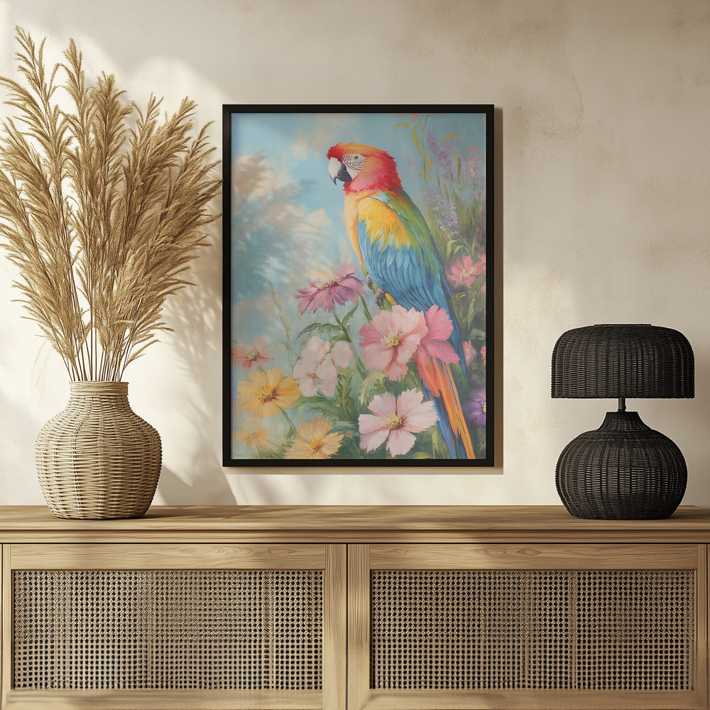 Colorful Parrot Poster