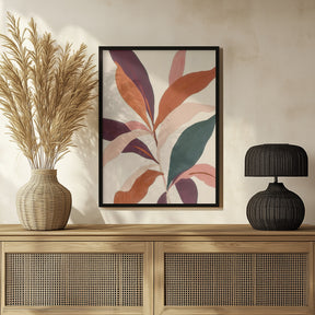 Abstract Plants Poster