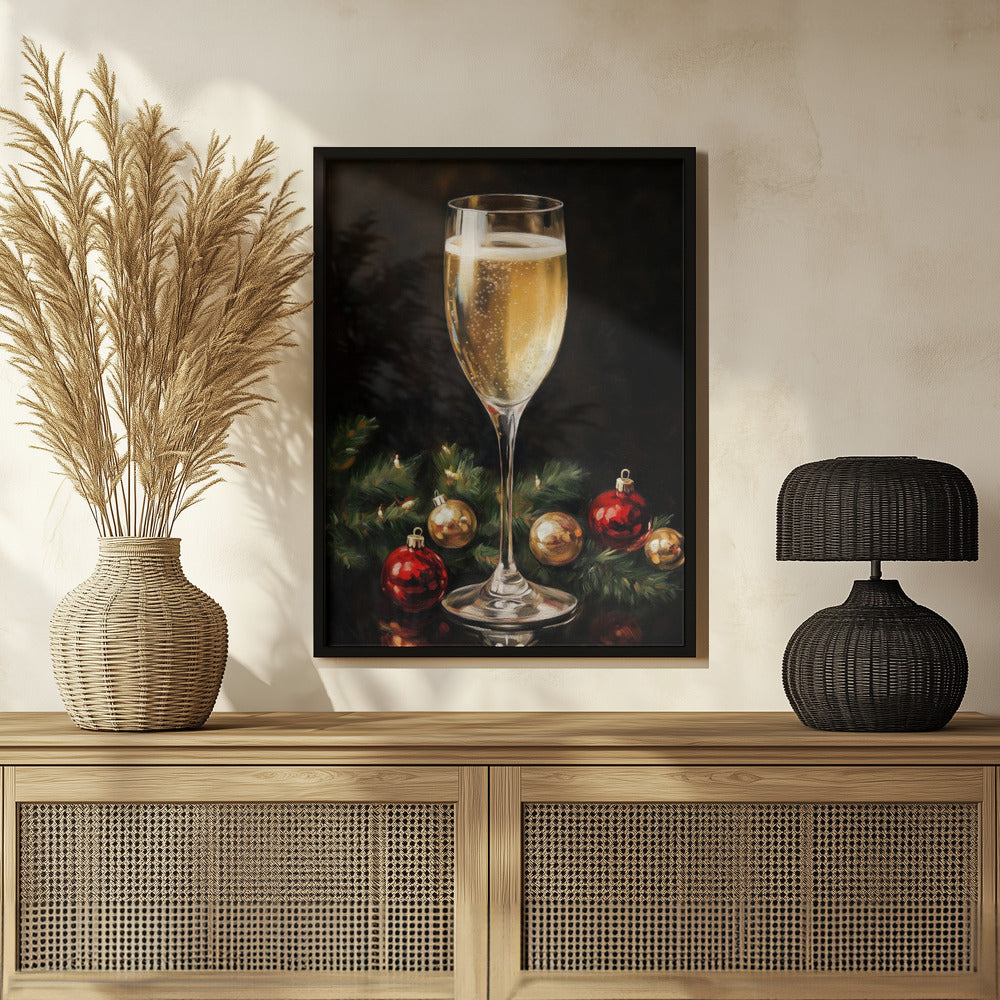 Christmas  Champagne Poster