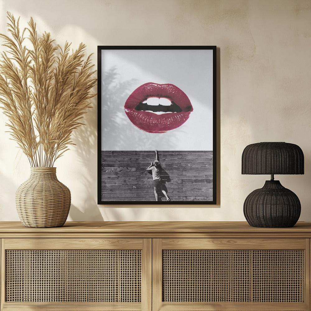 Curious Lips Poster