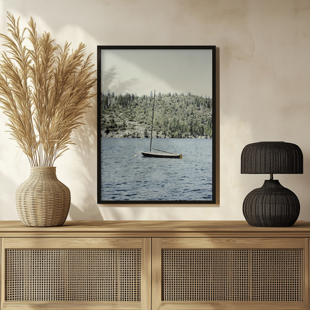 Boat On Pinecrest Poster