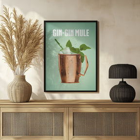 Gin Gin Mule Copper Poster