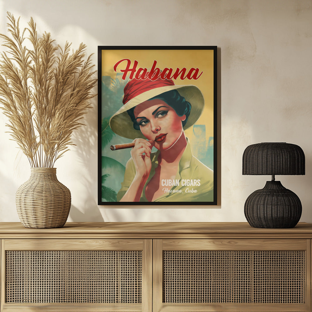 Habana - Cuban Cigars Poster