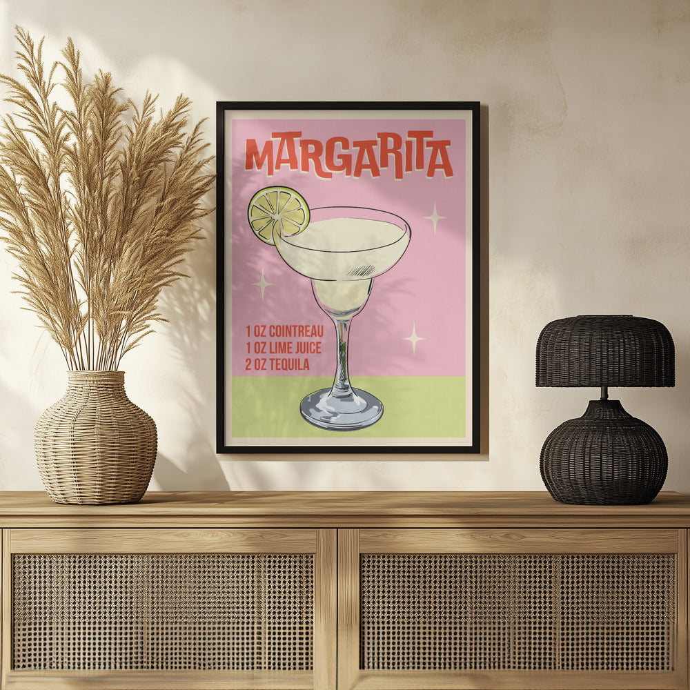 Margarita Cocktail Poster