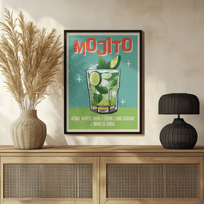 Mojito Cocktail Poster