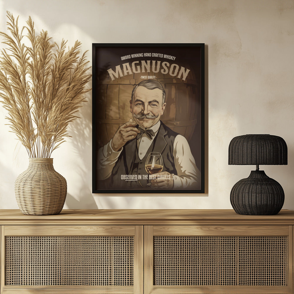 Magnuson Whiskey Poster