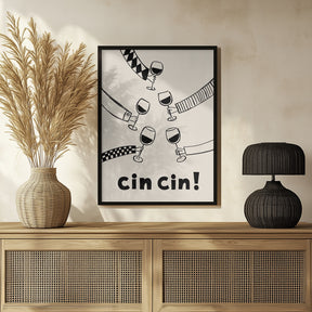 Cin cin! Wine Party with Friends Poster