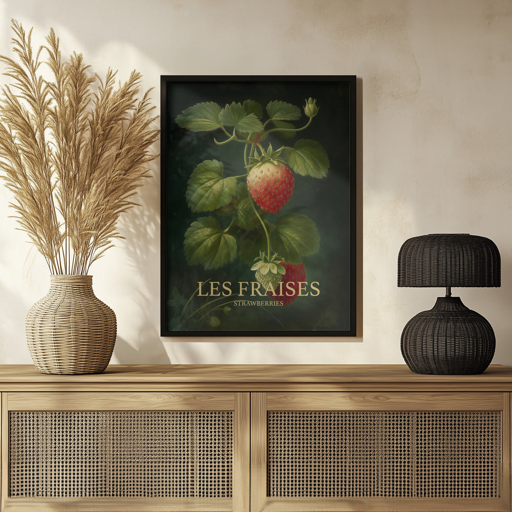 Les Fraises - Strawberries Poster