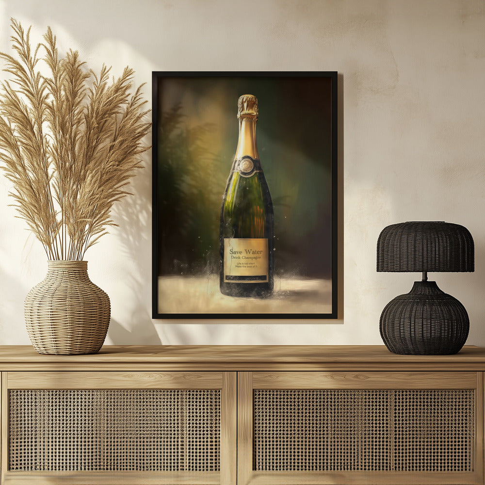 Drink Champagne Poster