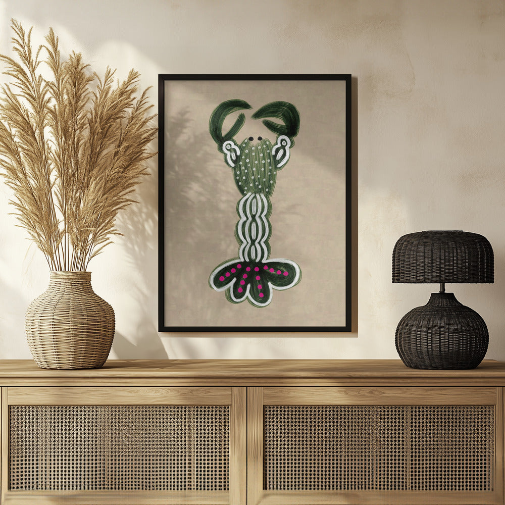 GREEN LOBSTER Poster