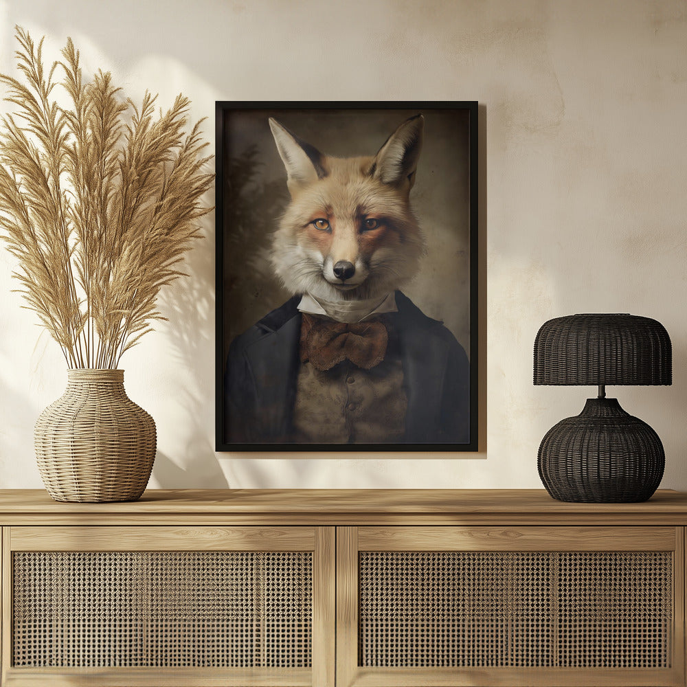 Fox Portrait Poster