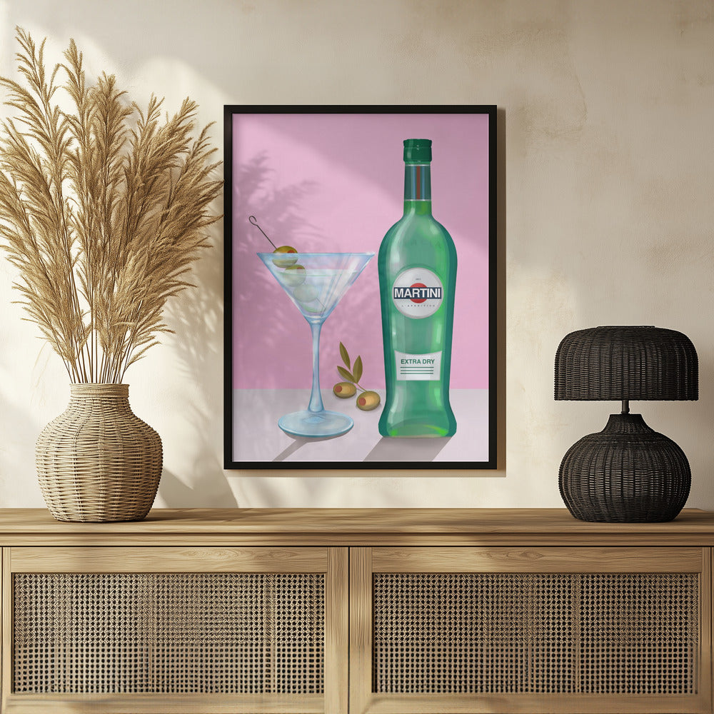 Martini Cocktail Poster