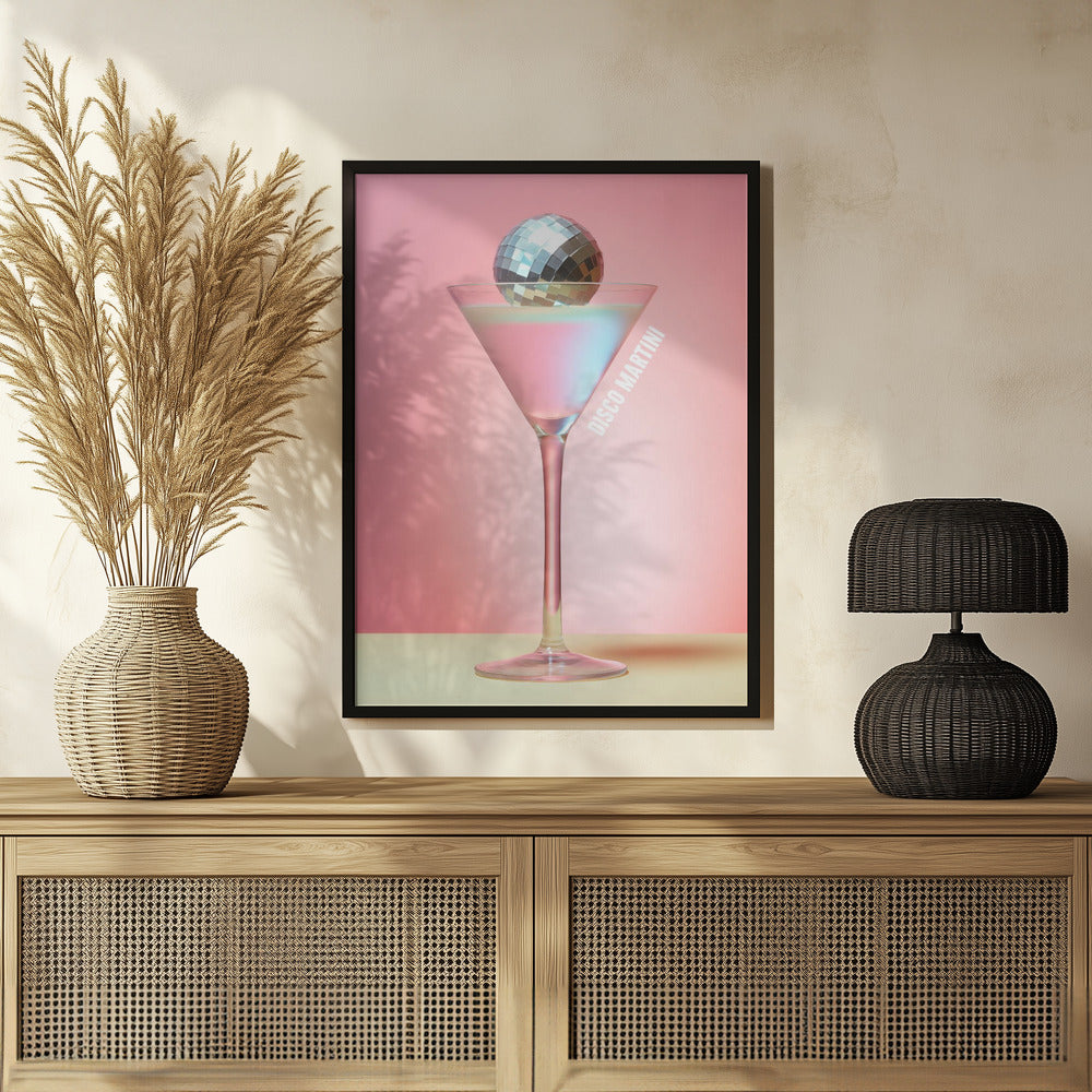 Disco Martini Poster