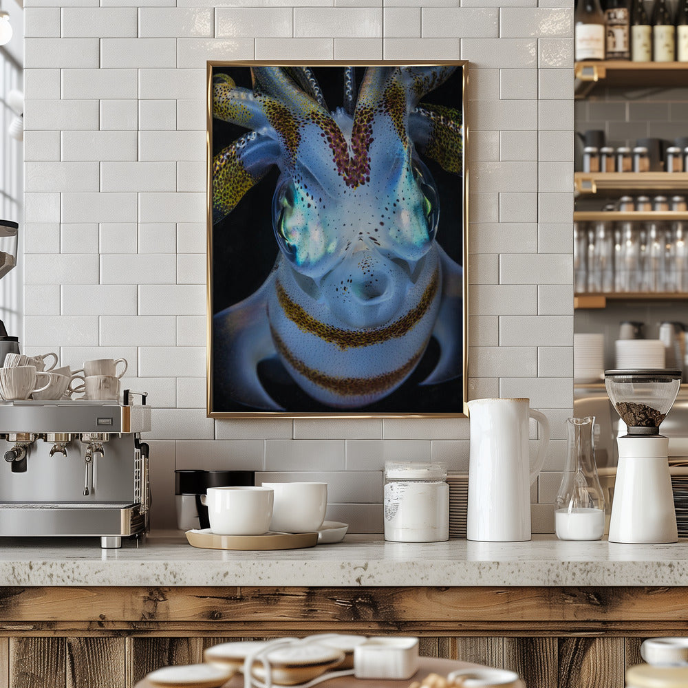 Squid close up Poster