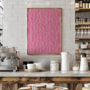 Pink Silk Pattern Poster