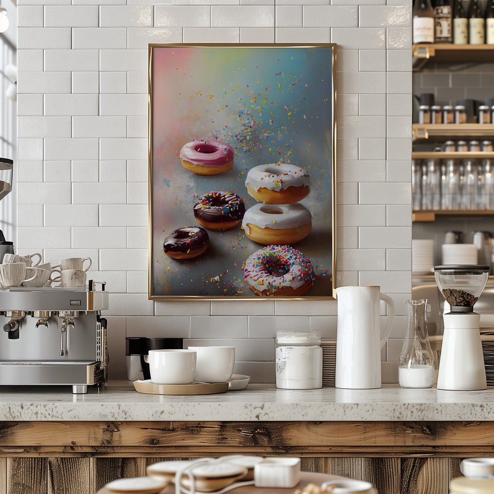 Yummy Donuts Poster