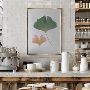 Pastel Ginkgo Poster