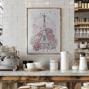 Peony Paris Poster