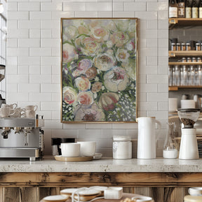 Maeve painterly florals Poster