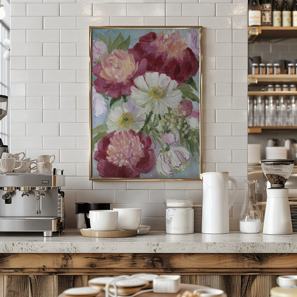 Eleanora painterly florals Poster