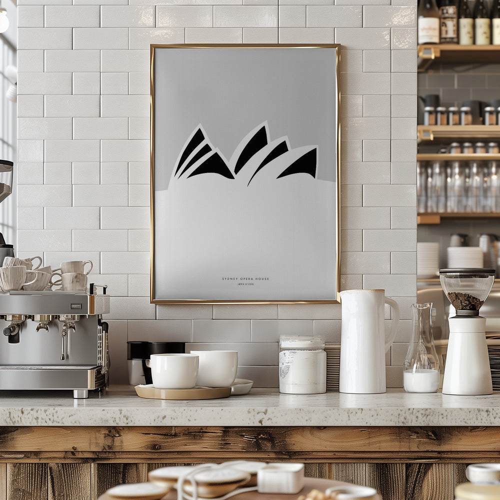 Minimal Sydney Opera House Poster