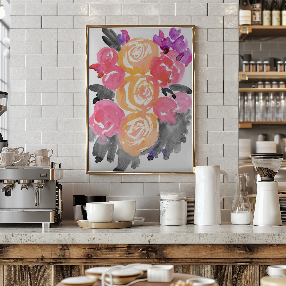 Olympe florals I Poster