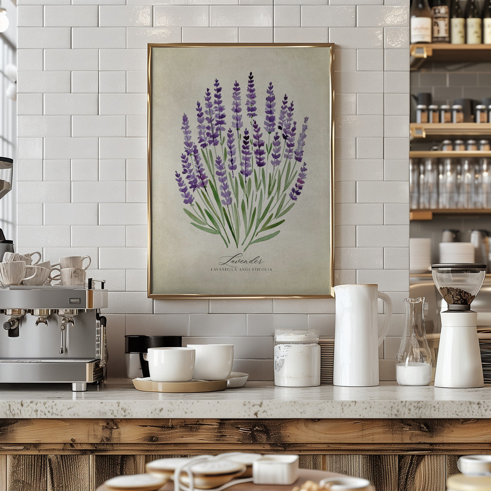 Lavender vintage Poster